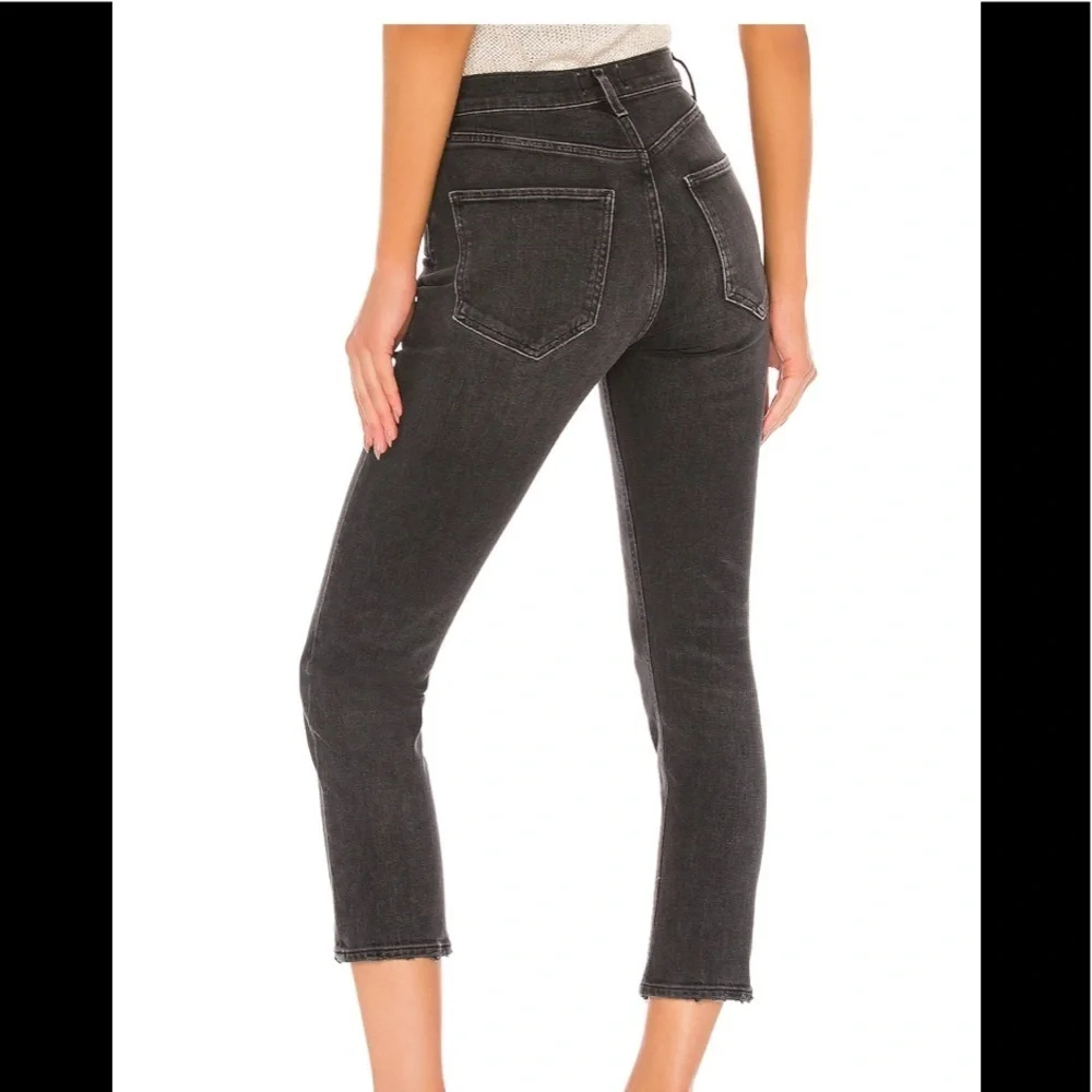NWT AGolde Riley Hi Rise Straight Crop Progress 30